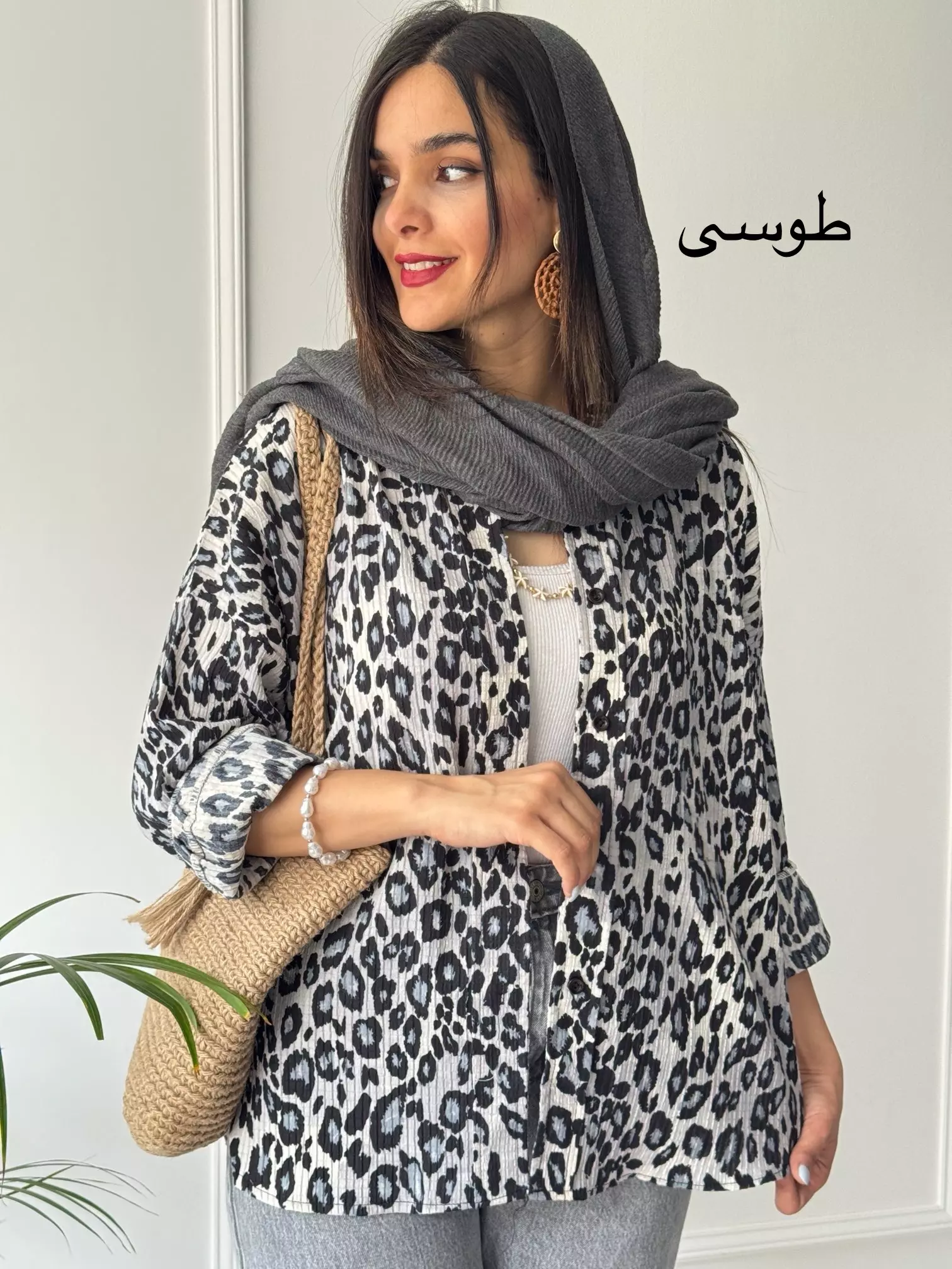 مانتو شومیزی پلنگی